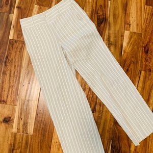 W by Worth Tan and Cream Strip Pant
